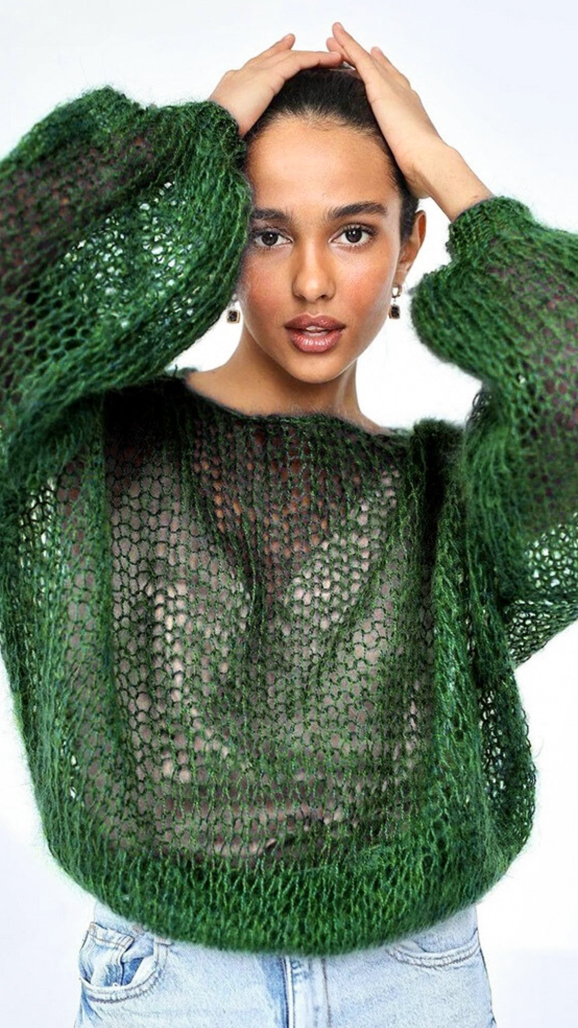 Gwyneth Mesh Pullover