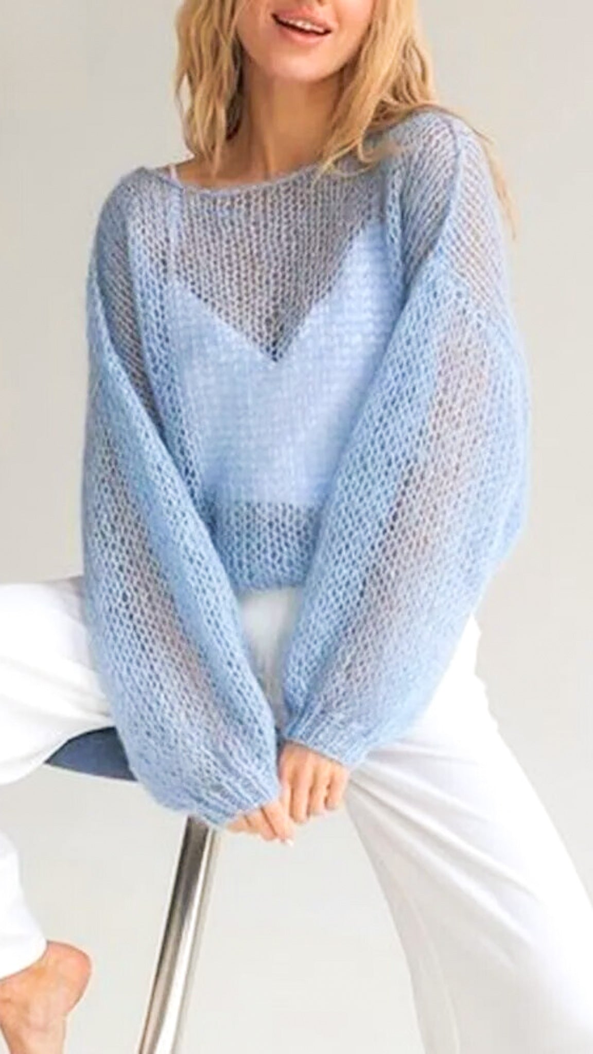 Gwyneth Mesh Pullover