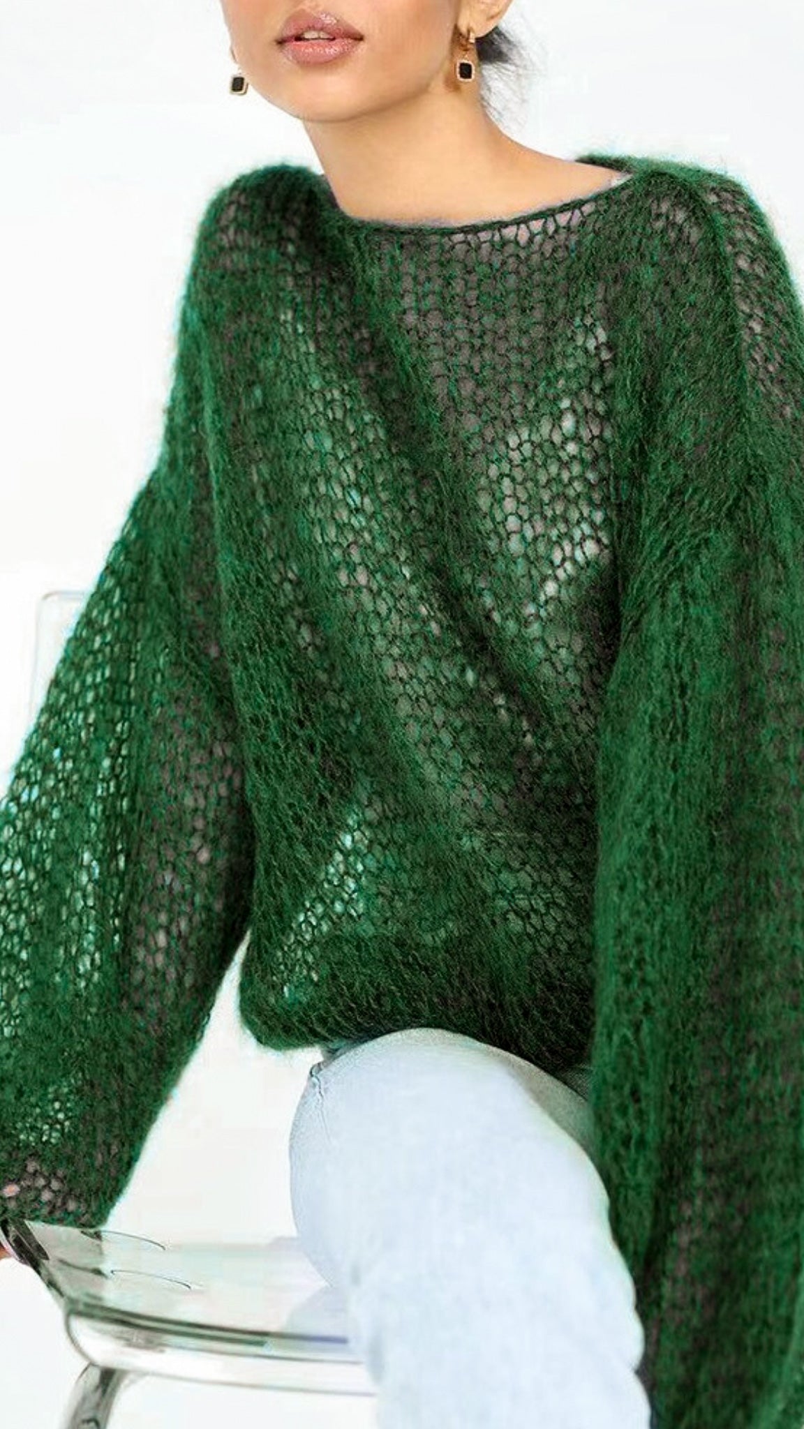 Gwyneth Mesh Pullover