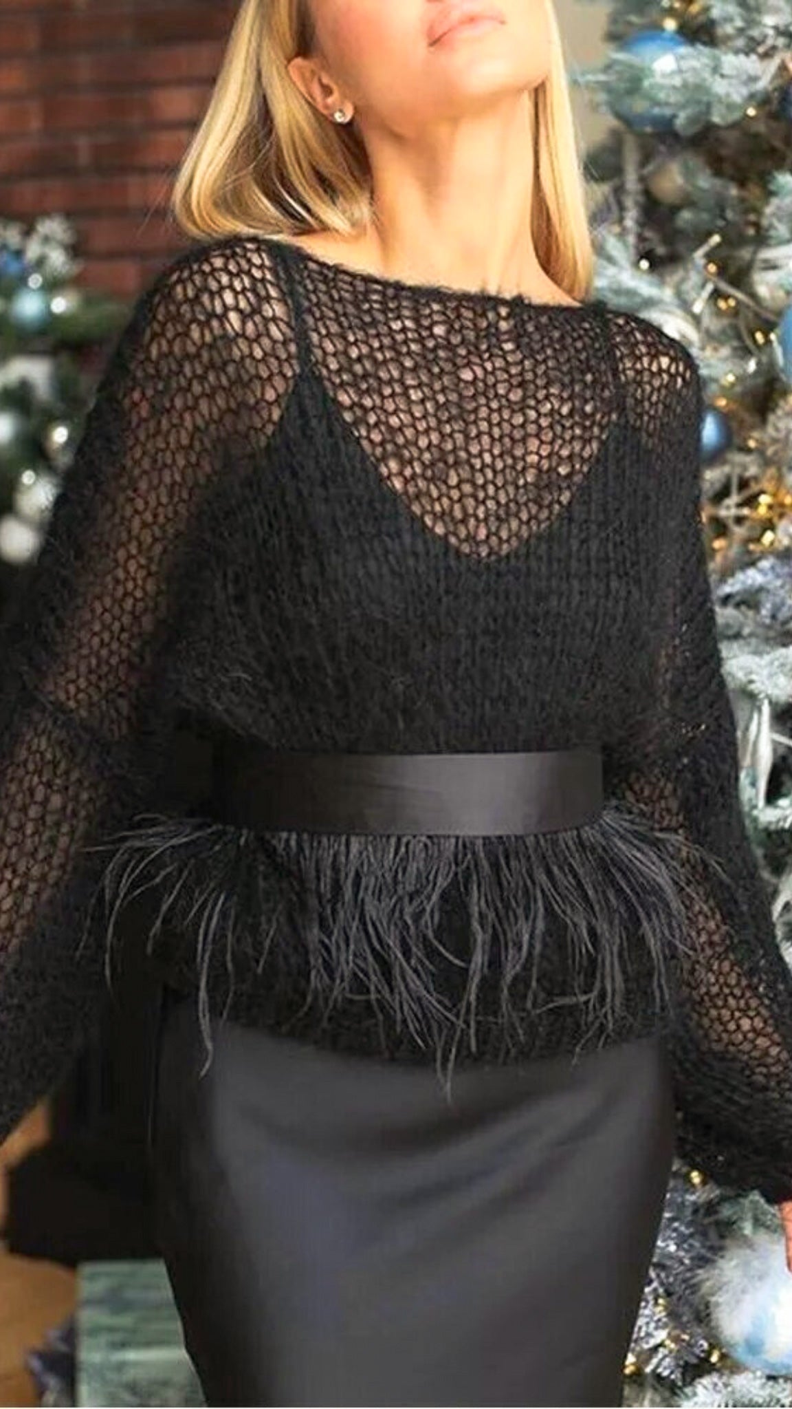 Gwyneth Mesh Pullover