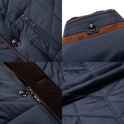Bomullsjakke med ståkrage Harry™ for menn