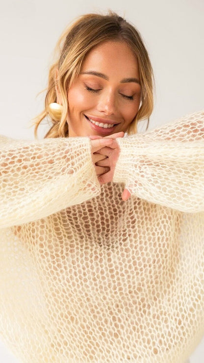 Gwyneth Mesh Pullover