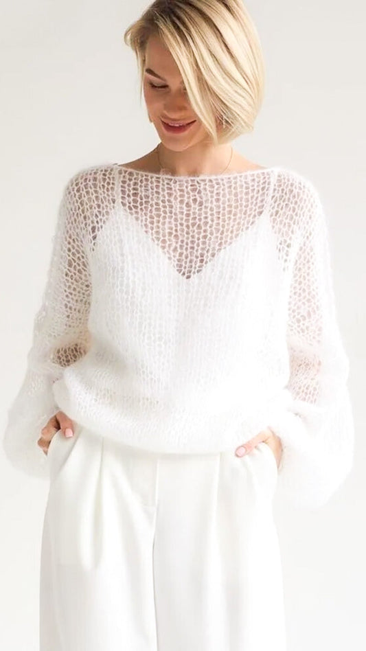 Gwyneth Mesh Pullover